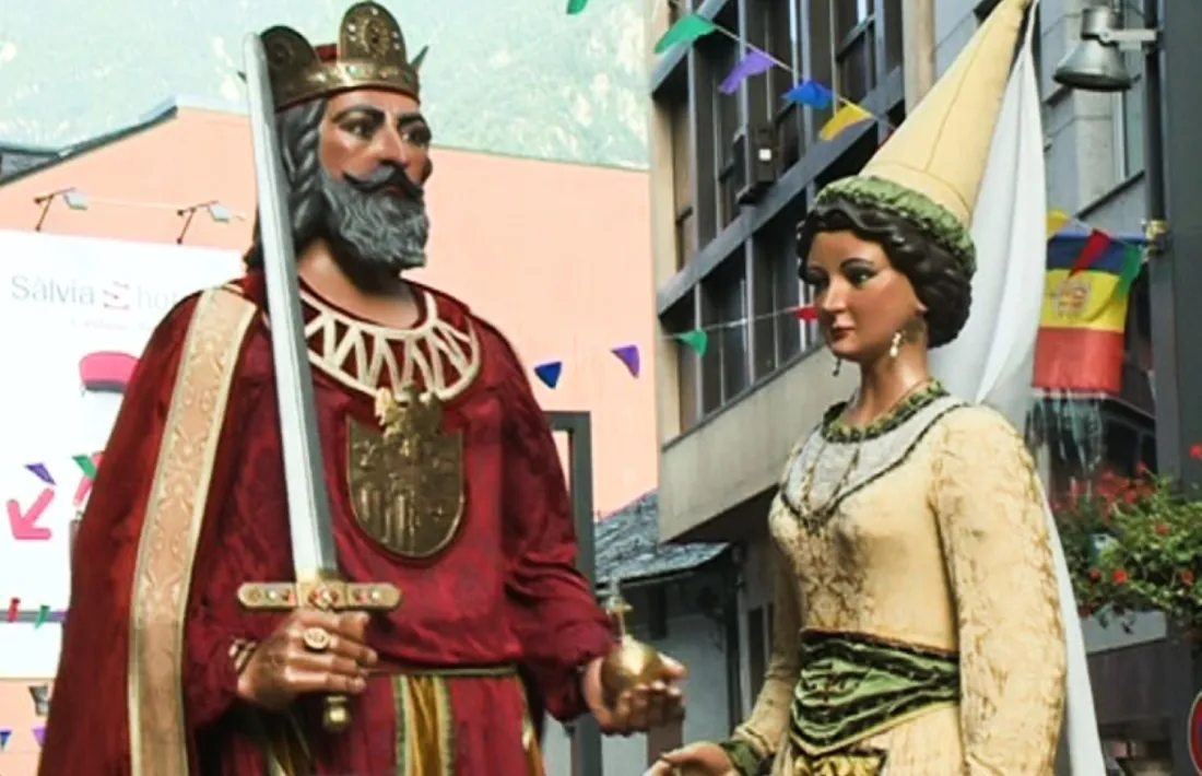 Carlemany i Ermessenda, els gegants de la capital.