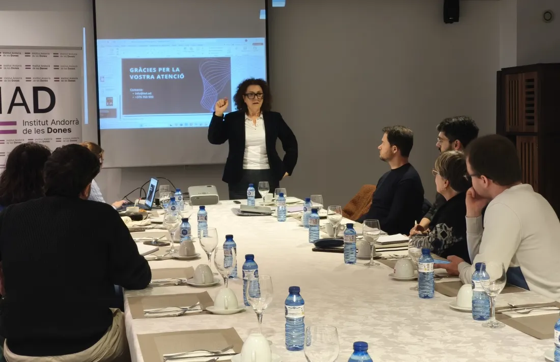 Pallarés ha presentat aquest matí l'eina digital d'anàlisi de llenguatge sexista i no sexista.