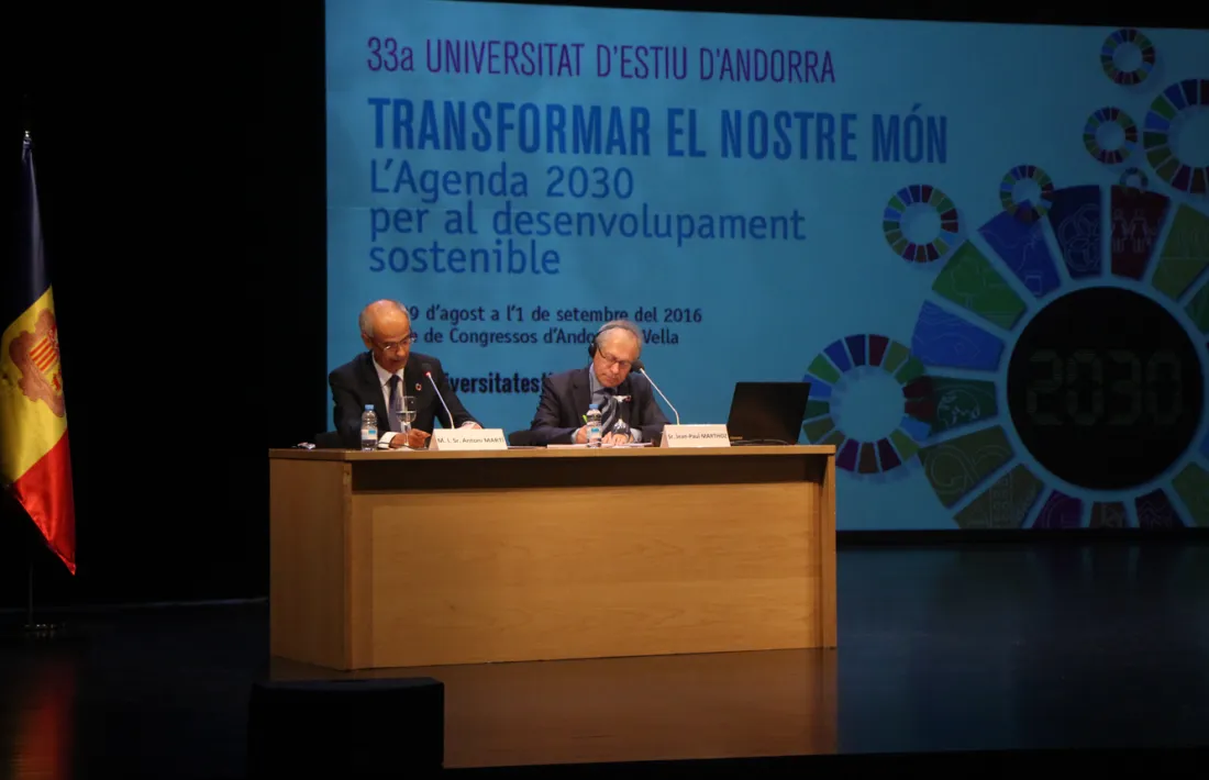  Martí defensa la contribució d'Andorra als organismes internacionals