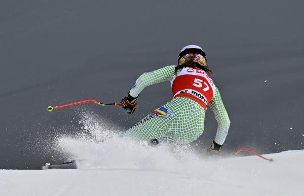 p. 29 Cande Moreno, al segon entrenament de descens a la WC de St Moritz_FOTO ALain Grosclaude_Agence Zoom