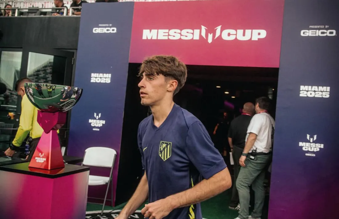 Julen Sánchez, a la Messi Cup.