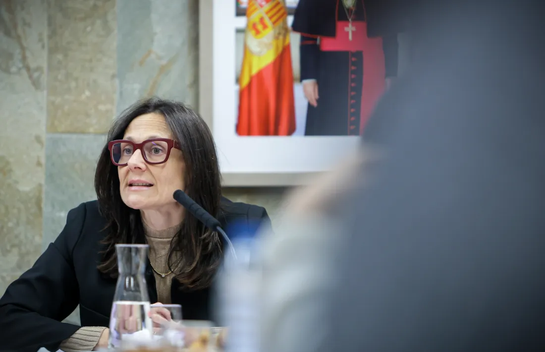 La ministra de Justícia i Interior, Ester Molné, va anunciar ahir l'aplaçament de l'aplicació.