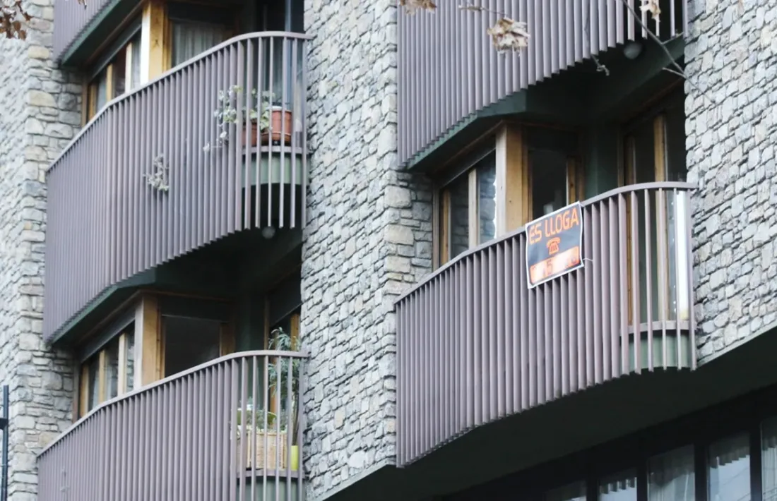 Pisos en lloguer en un edifici d’Andorra la Vella.