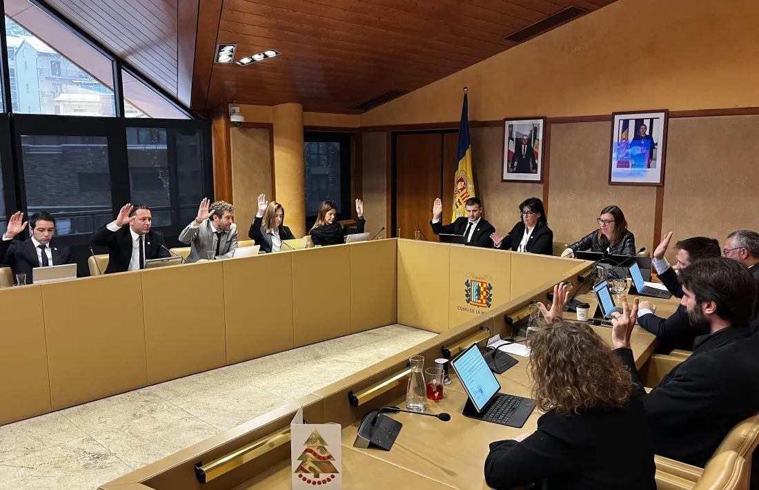 El Comú de la Massana s'ha reunit avui en sessió de Consell a la que correspon aquesta imatge.