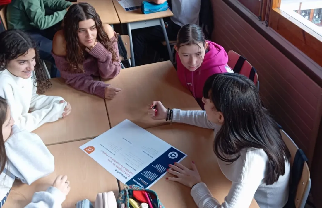 Alumnes durant la formació.