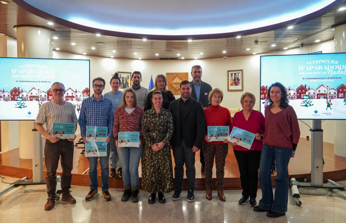 Els guanyadors d'enguany del Concurs d'aparadors i decoracions de Nadal.