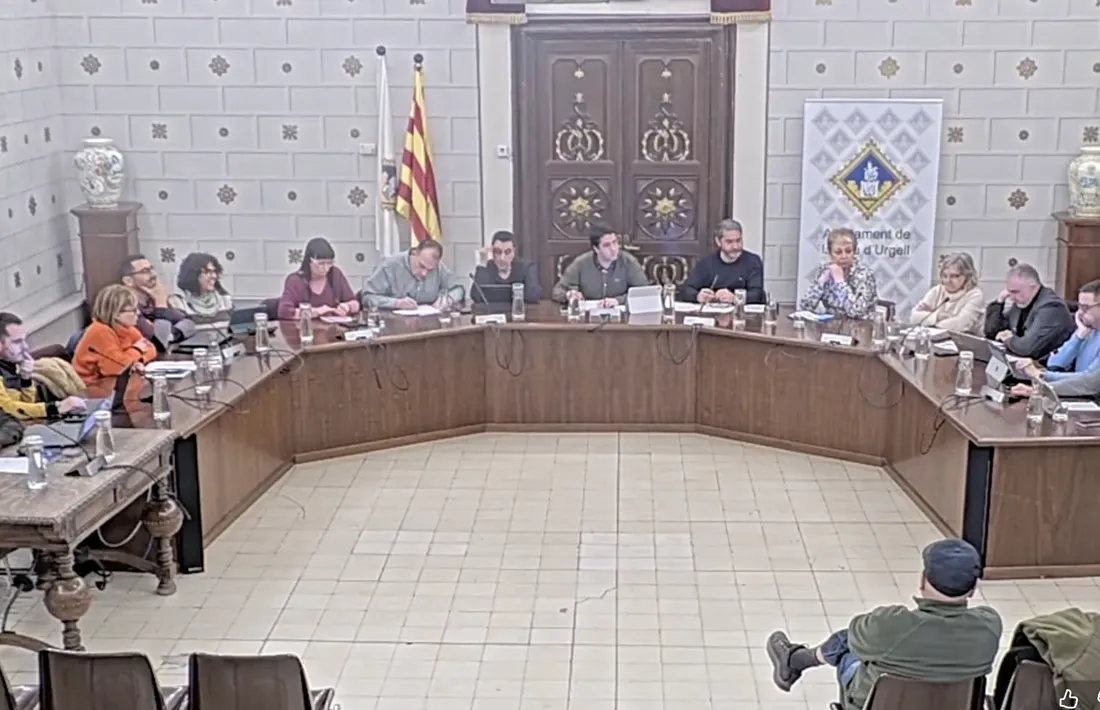 Imatge de l'últim ple del 2025, celebrat ahir al vespre. 