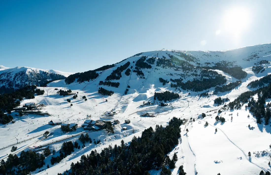 Vista d'un sector de Grandvalira.