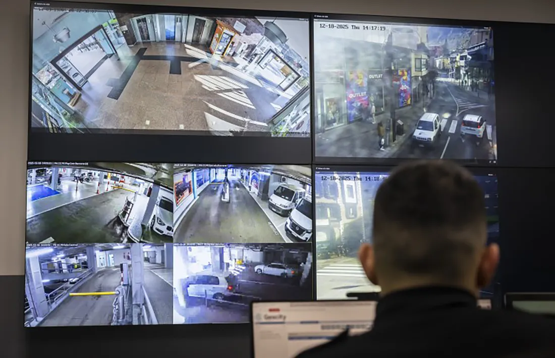 Les imatges de les darreres càmeres instal·lades a l'aparcament Centre Ciutat.