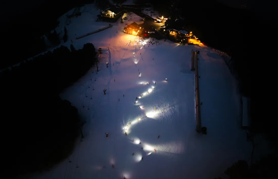 La baixada de torxes a Pal Arinsal ha estat una de les novetats d’enguany.
