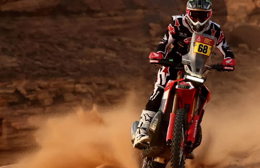 Tosha Schareina, al Dakar.