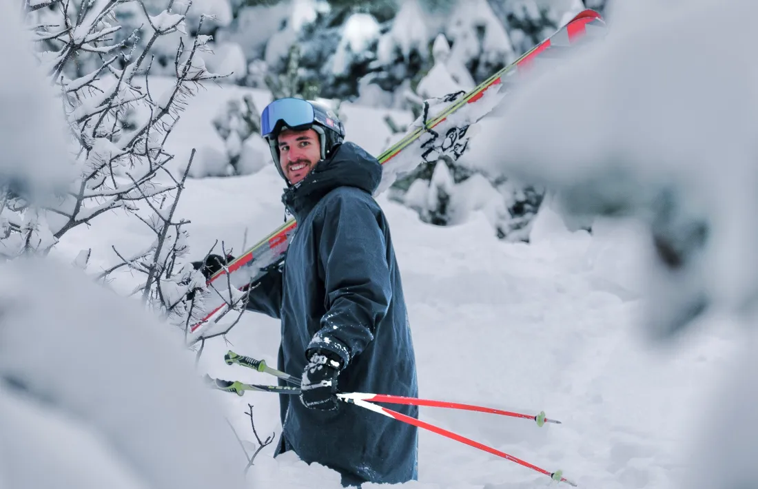 El novembre és el seu mes preferit, perquè és quan pot tornar a esquiar!