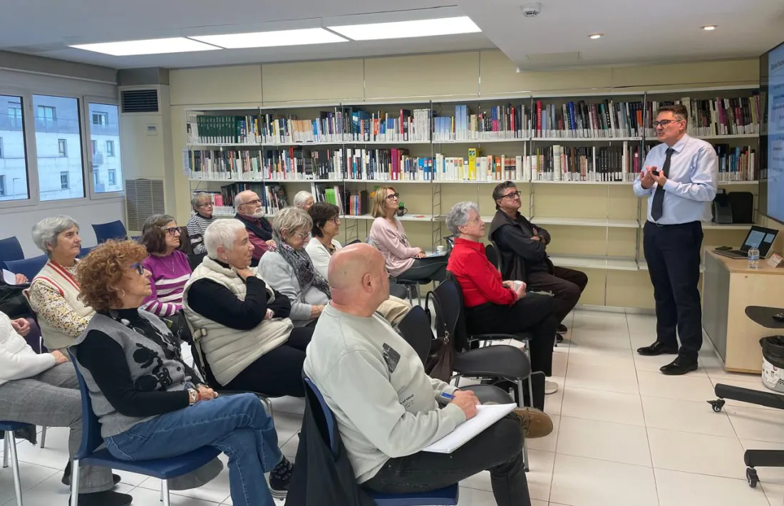 Una sessió del programa Envelliment Saludable.