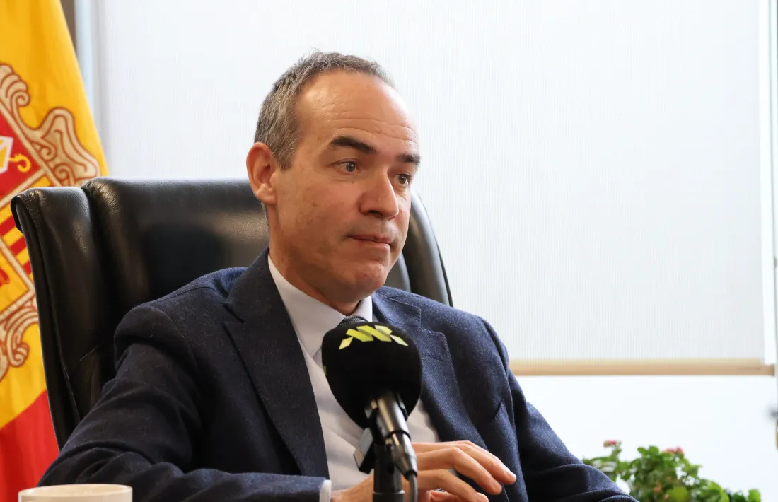 El cònsol major de Canillo, Jordi Alcobé.