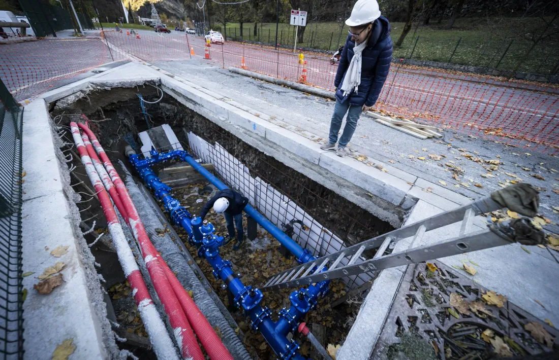Els treballs de sectorització de la xarxa d’aigua potable d’Andorra la Vella es van iniciat el desembre del 2023.