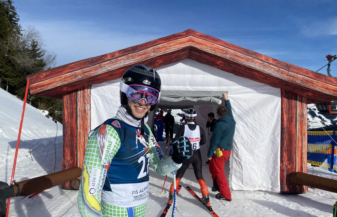 Roger Puig, a Saalbach.