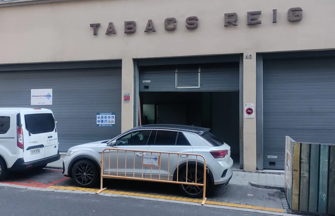L’entrada a la fàbrica en una imatge de dimecres passat.