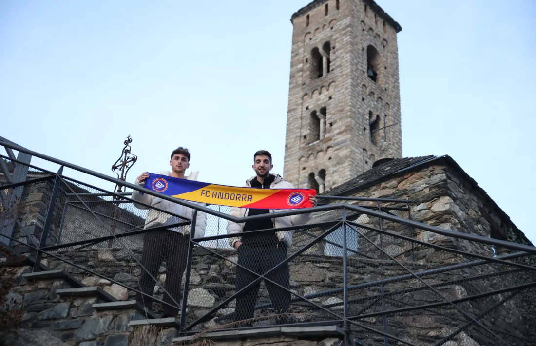 Edgar González i Yeray Cabanzón, presentats oficialment a Encamp.