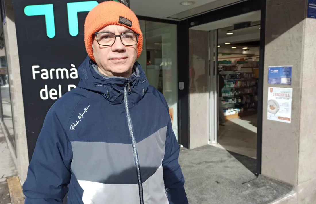 Òscar Ramon, president de l'Associació de Veïns i Comerciants del Pas de la Casa.