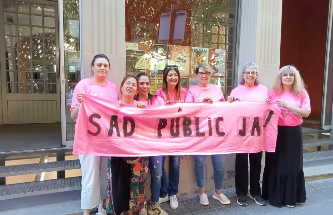 El sindicat posa en valor la tasca sindical de les treballadores de l’Alt Urgell, una lluita d’anys per la remunicipalització del servei. 