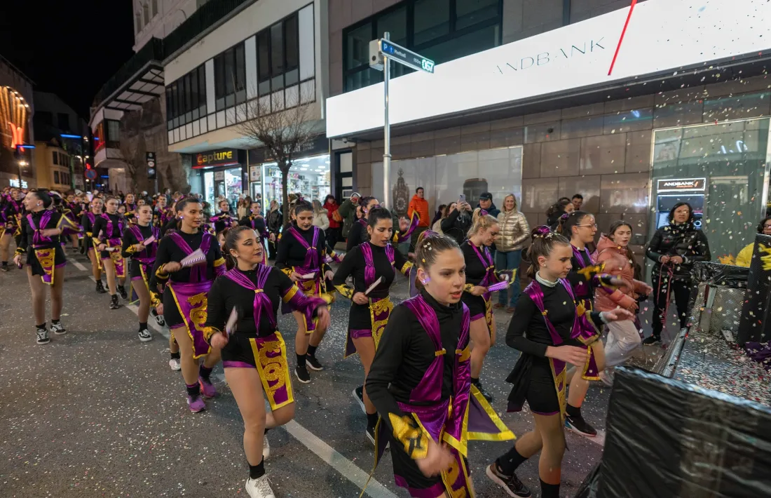La rua de Carnestoltes d'Andorra la Vella i Escaldes de l'any passat.