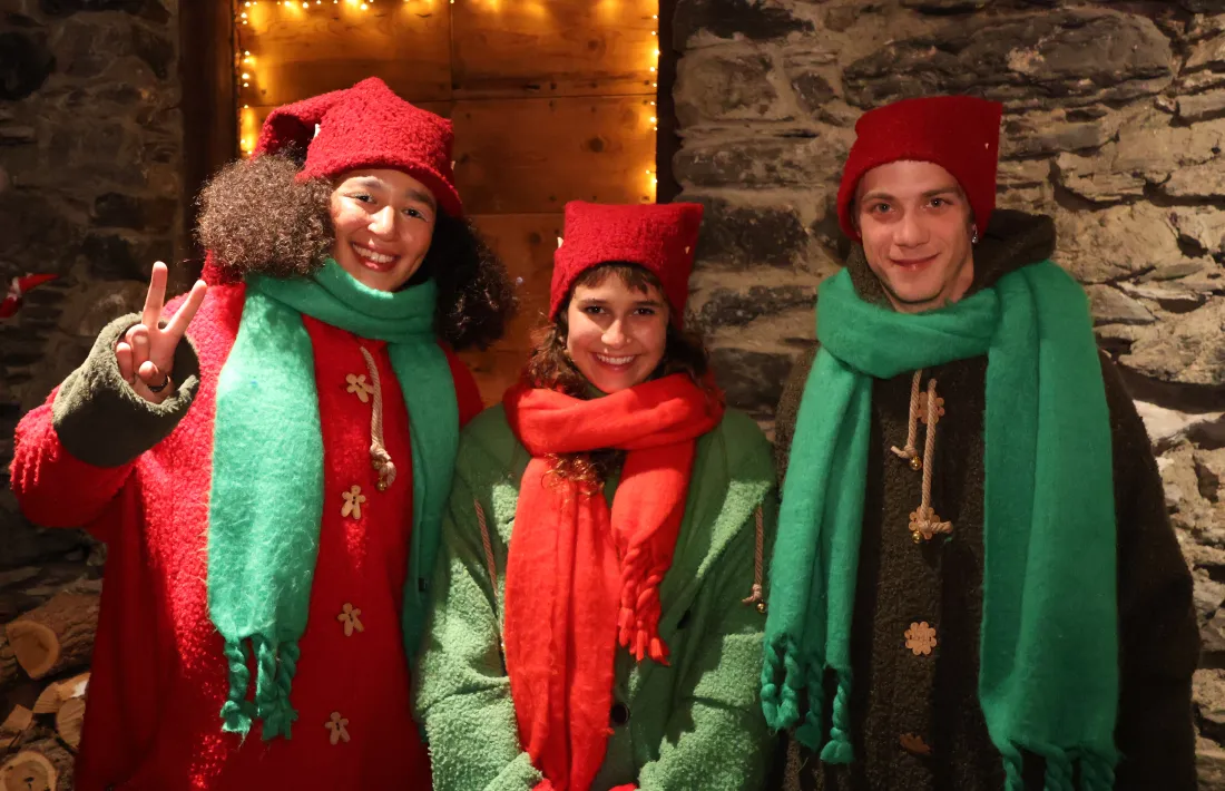 Un grup de menairons del Cercle Màgic d'Ordino.