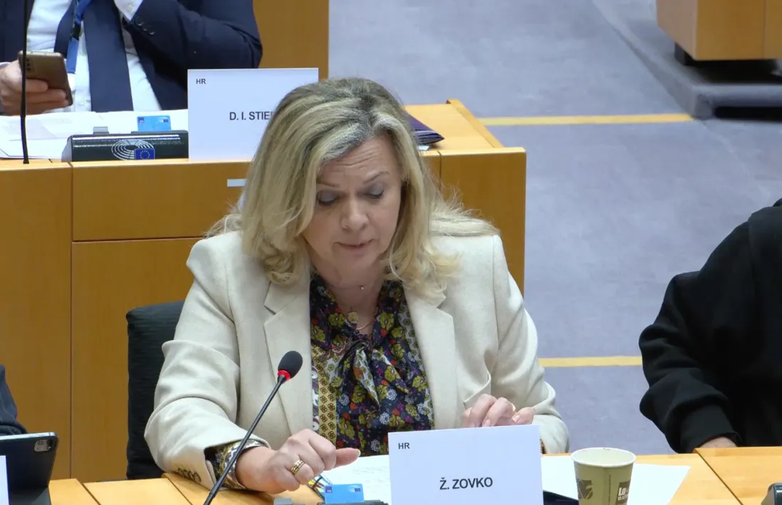  La ponent de l'informe intermediari del Comitè d'Afers Exteriors del Parlament europeu, Željana Zovko