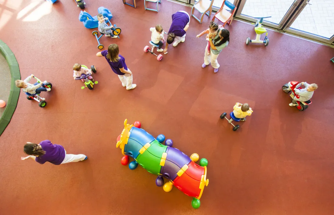 Vista de l'escola bressol Conxita Mora Jordana