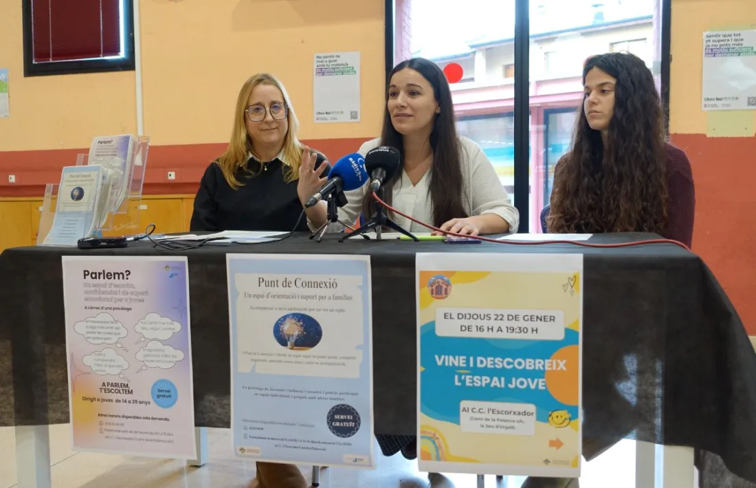 La presentació, aquest matí. 