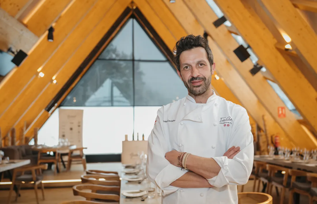 El xef d'El Cigarral del Ángel, Ivan Cerdeño.