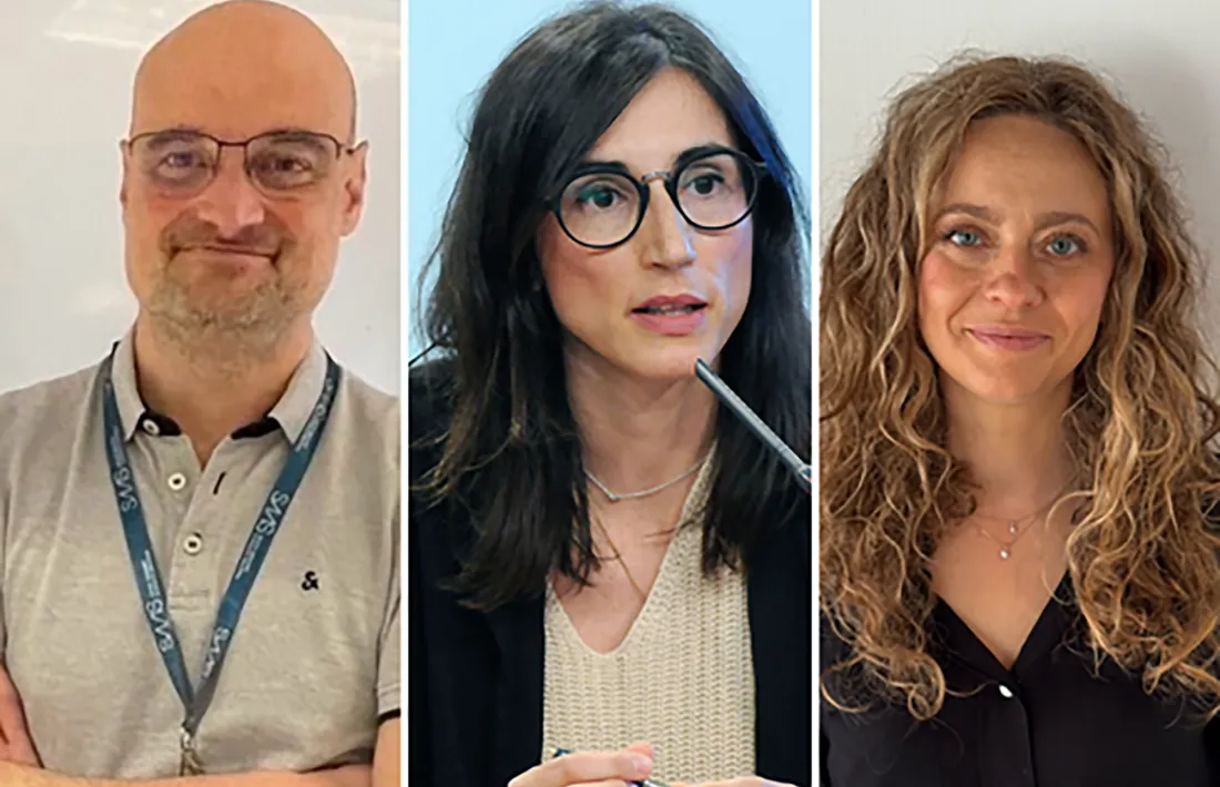 El cap de l’Àrea Clínica d’Oncologia de l’Hospital Nostra Senyora de Meritxell, Santiago Albiol, l'adjunta de Medicina Interna al mateix hospital Cristina Royo, i la dietista i nutricionista especialitzada en nutrició clínica i oncològicade, Noemí Ruiz.