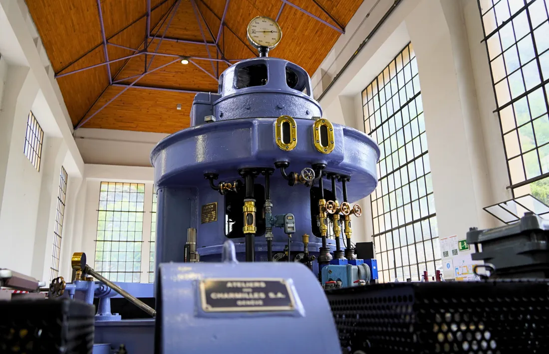 Els grup hidroelèctric 1 de la central de FEDA.