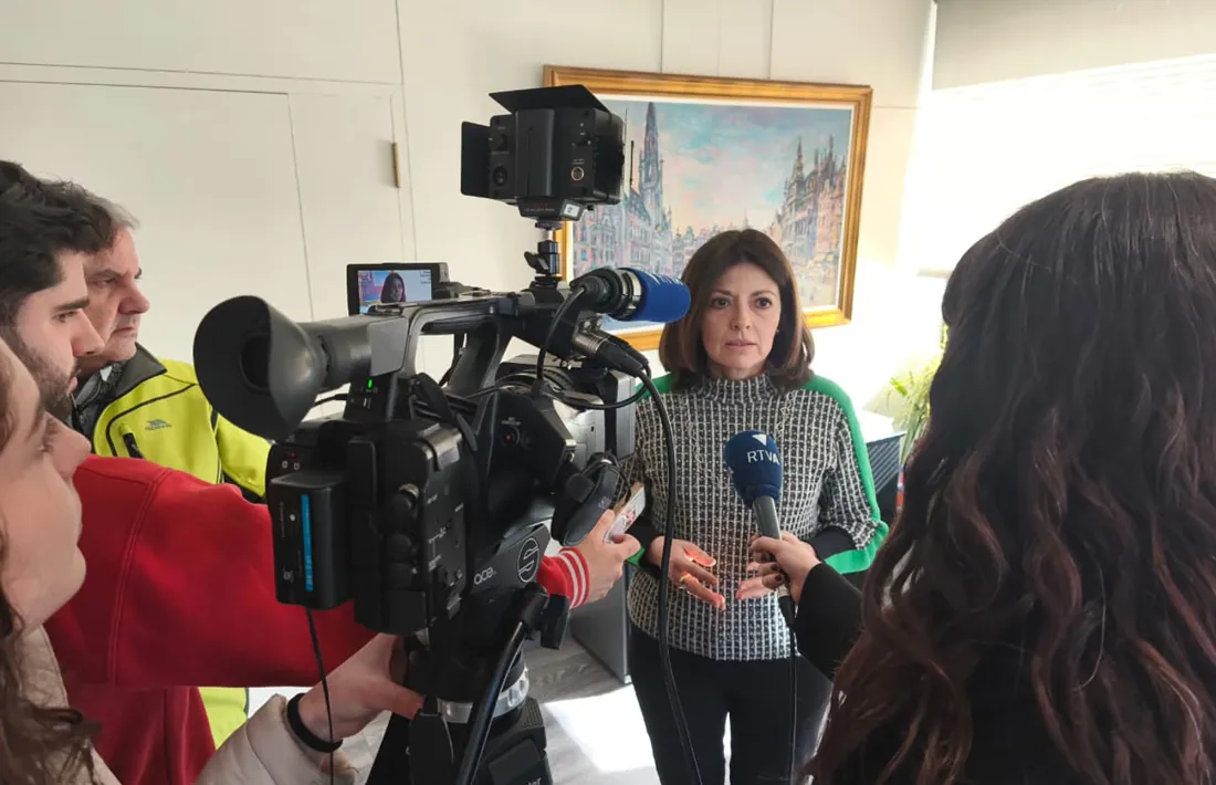 La ministra d'Afers Exteriors, Imma Tor, en la compareixença d'aquest migdia.