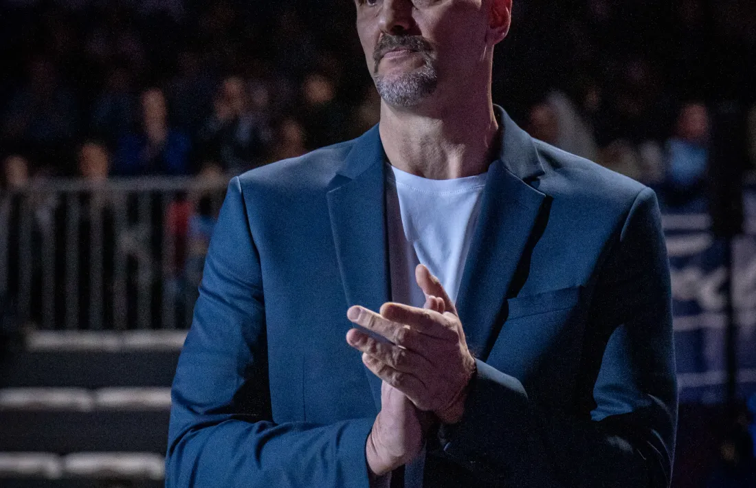 Žan Tabak, en el seu debut.