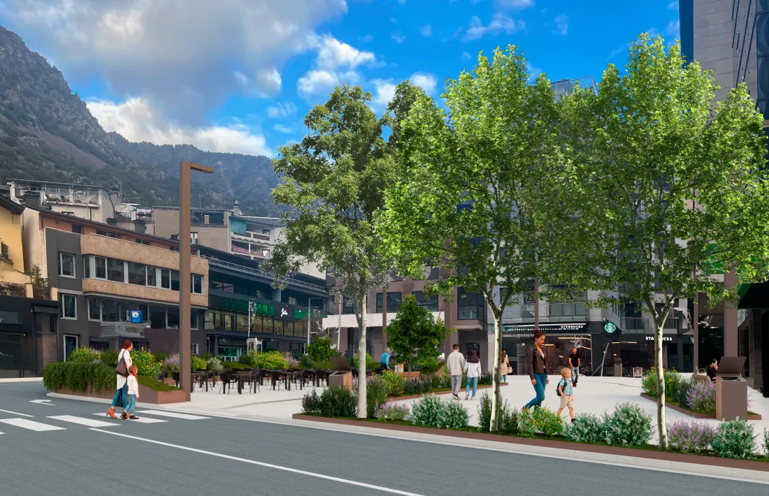 Així quedarà la renovad plaça Rebés.