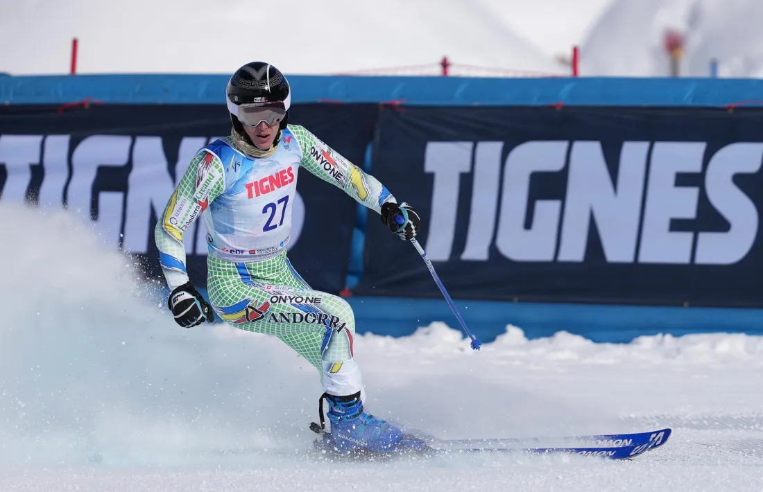 Roger Puig, a Tignes.