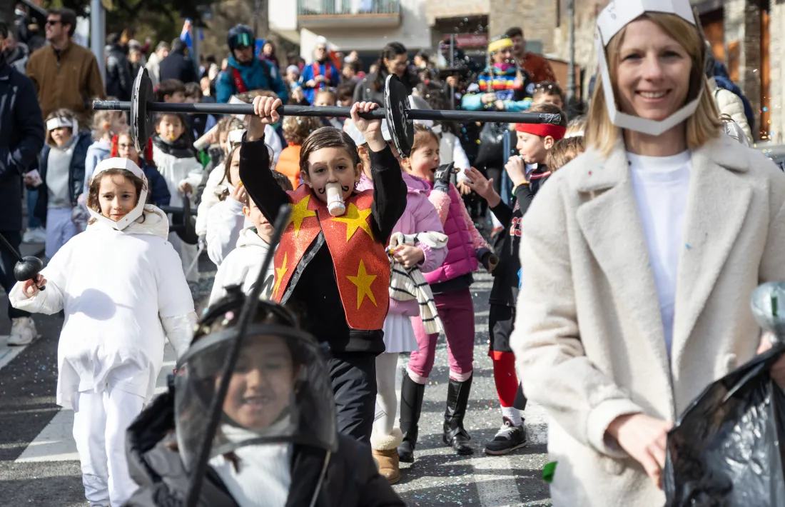 La rua de l'any passat a la Massana.