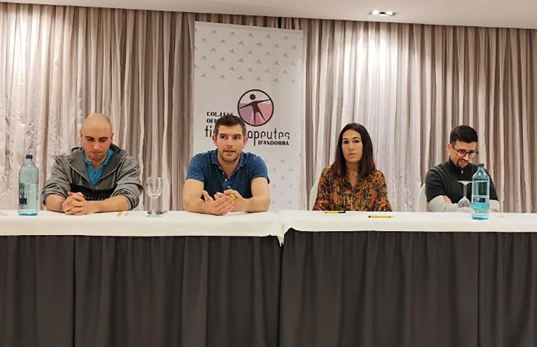 Integrants de la junta del Col·legi Oficial de Fisioterapeutes d'Andorra.
