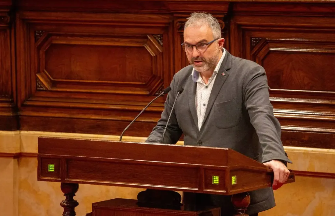 Jordi Fàbrega al Parlament, en una imatge d'arxiu. 