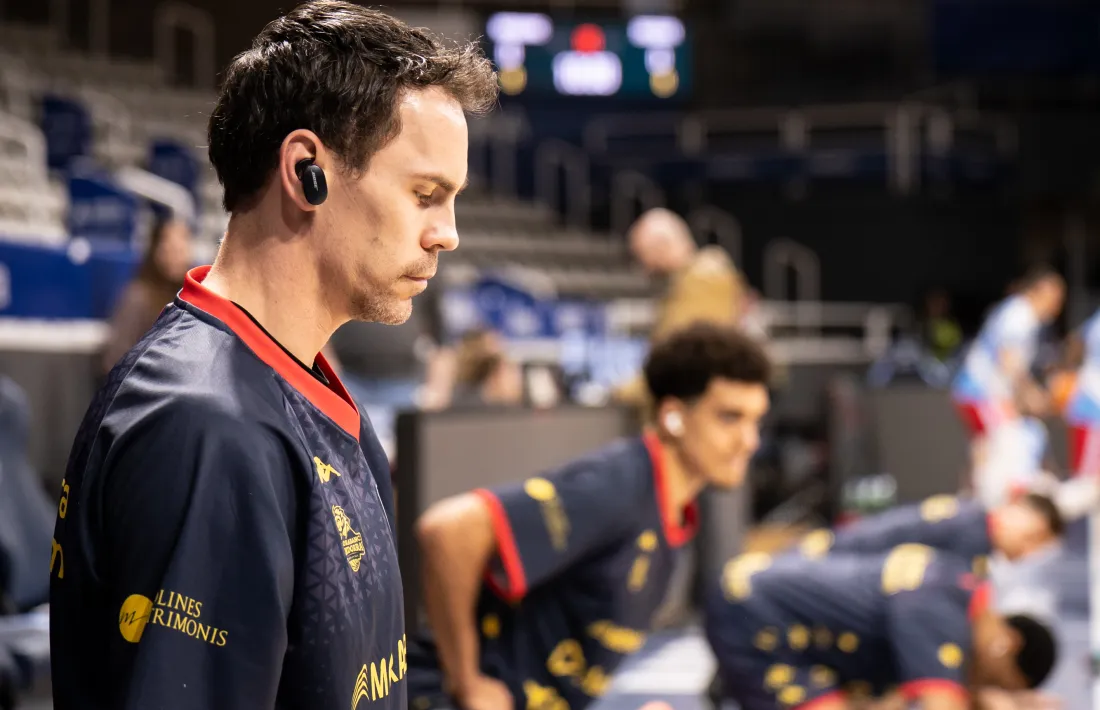 Kyle Kuric, abans d'un partit.