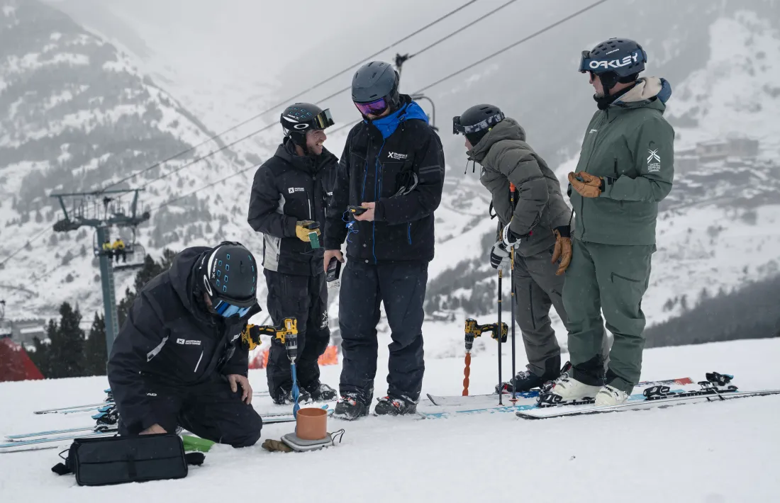 La pista Àliga supera l''snow control'