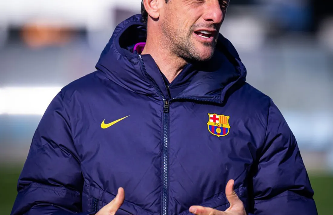 Belletti, tècnic del Barça Atlètic.