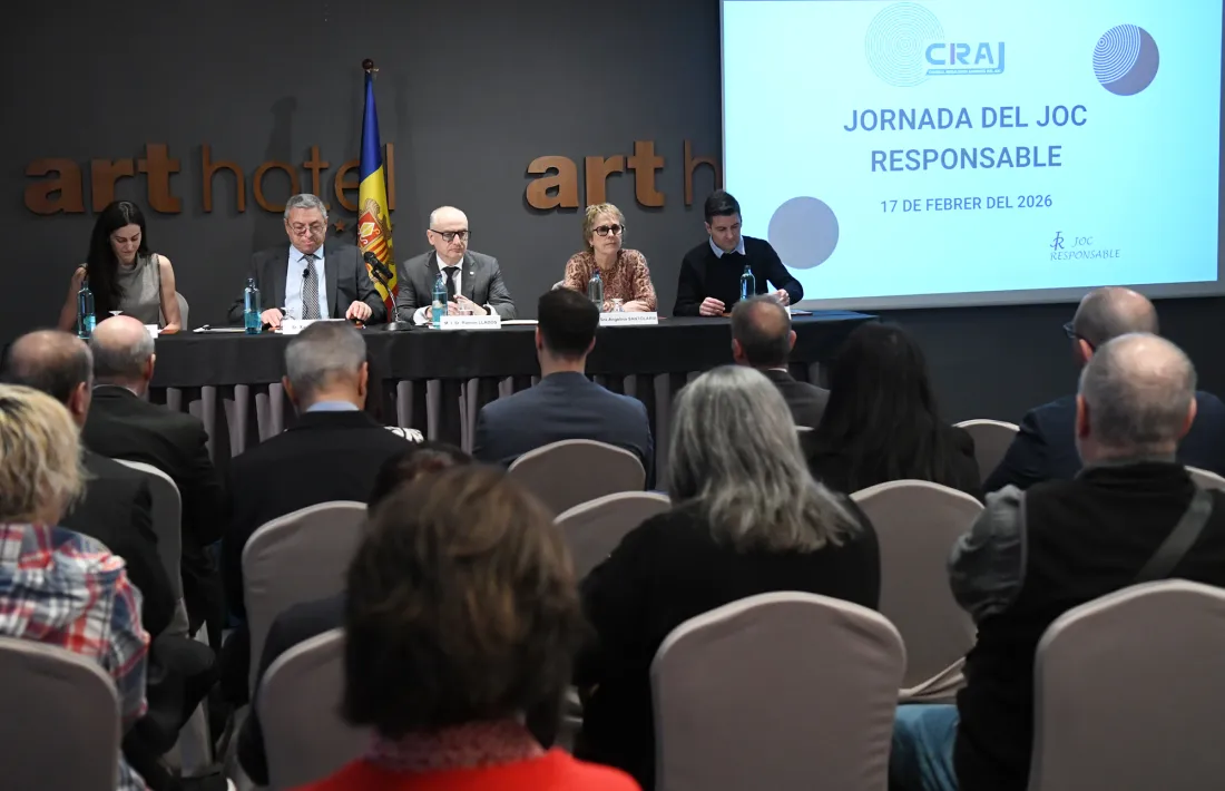 Un moment de la primera Jornada de joc responsable organitzada pel CRAJ.