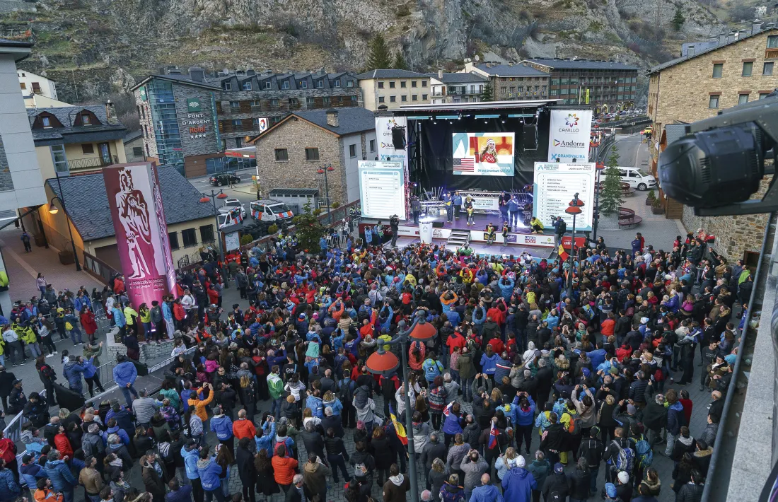 El 'Bib draw', el plat fort de l'Ski Festival de la Copa del Món.