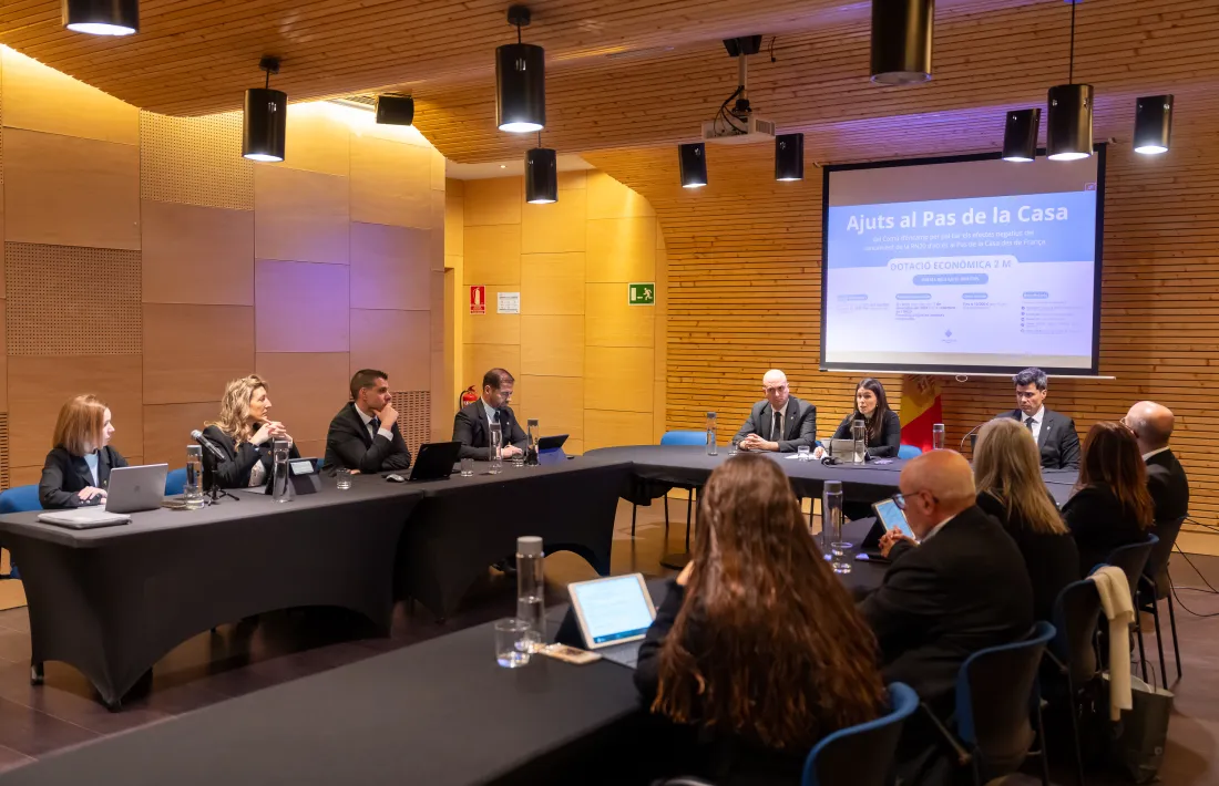 La sessió de Consell de Comú s'ha celebrat al mateix Pas de la Casa.