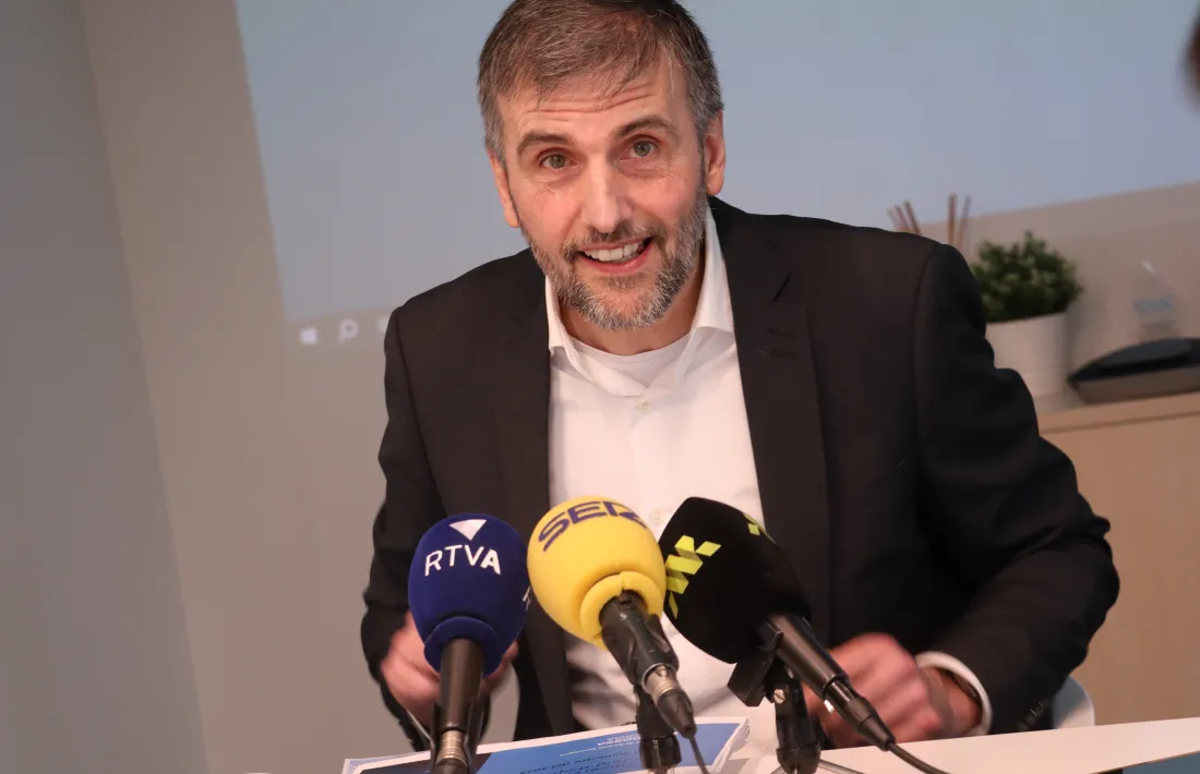 El coordinador del grup de Sociologia d'Andorra Recerca i Innovació (AR+I), Joan Micó, en una compareixença anterior.