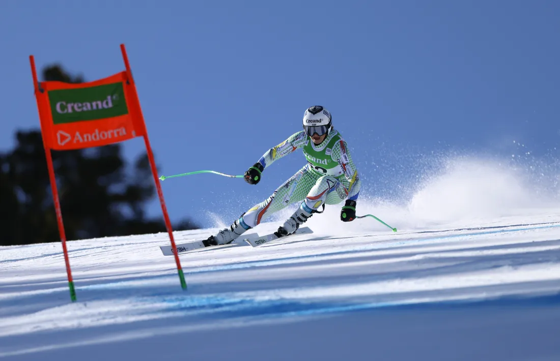Jordina Caminal, durant el segon entrenament a l'Àliga.  
