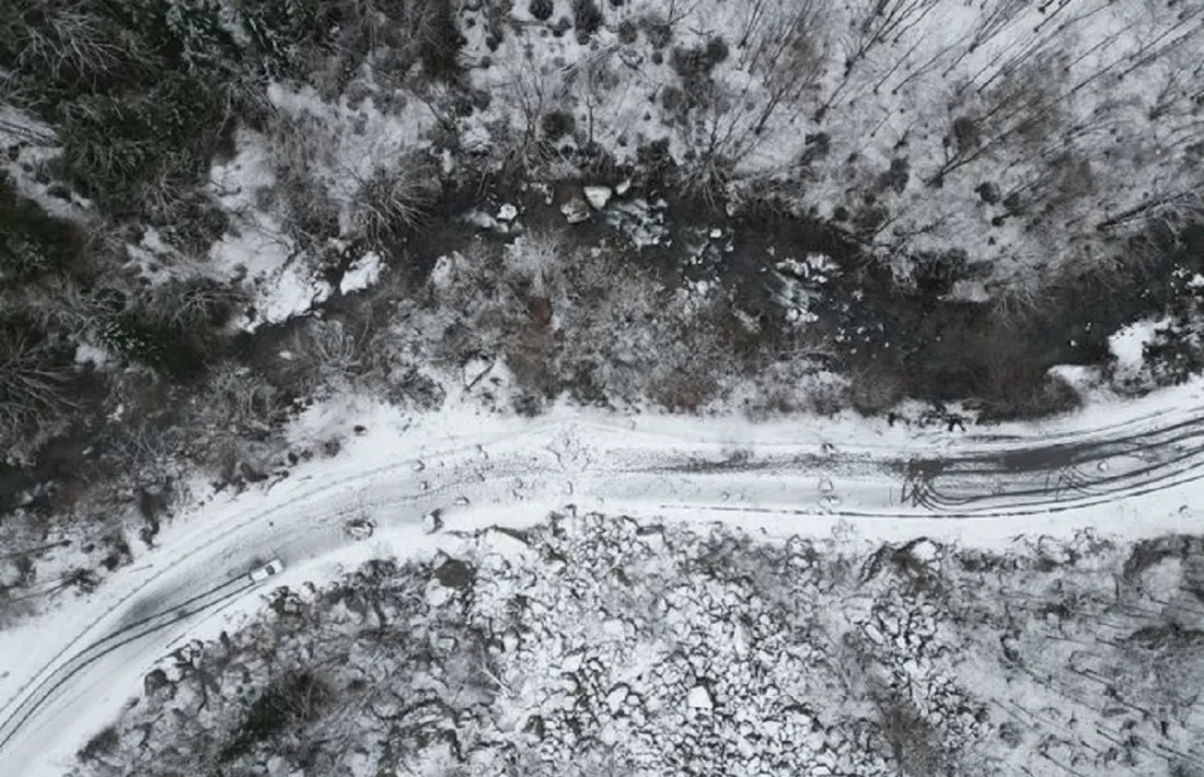 La carretera francea RN20.