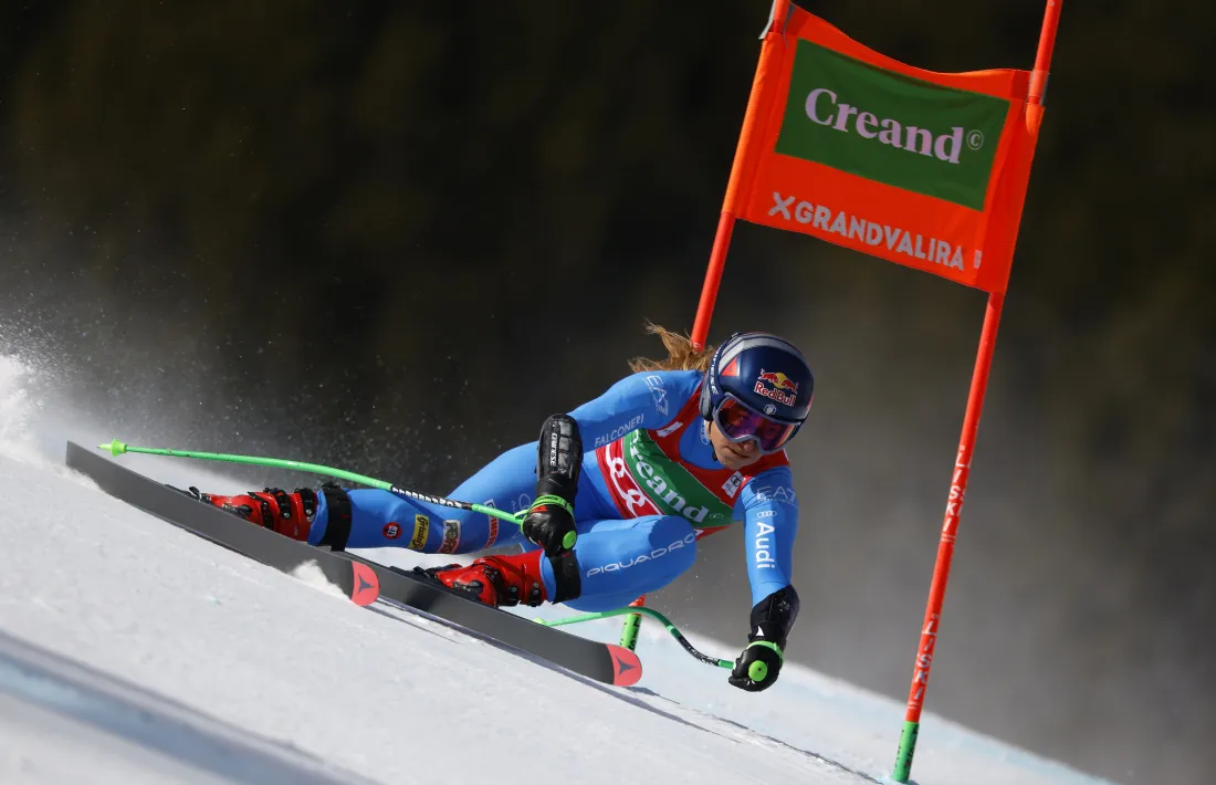 Sofia Goggia té a tocar el Globus de Cristall en el Supergegant.