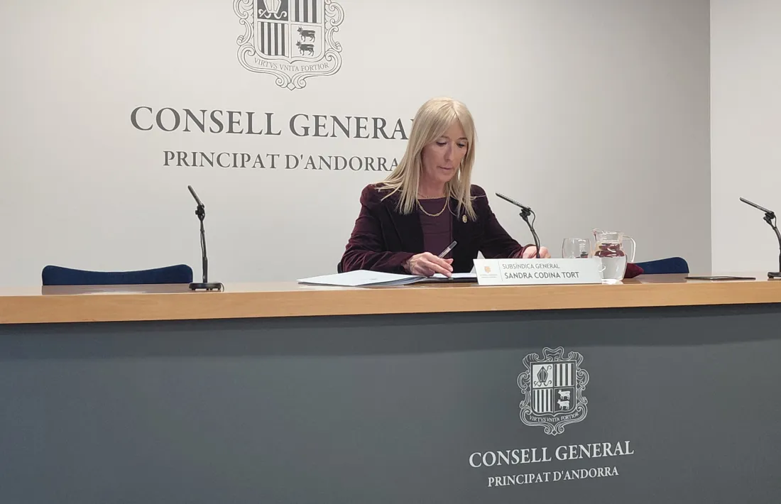 La subsíndica, Sandra Codina.